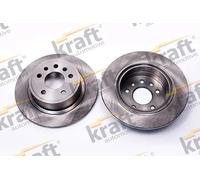 2x Disco freno pieno 6051610 KRAFT AUTOMOTIVE per OPEL OMEGA B OMEGA B Familiare