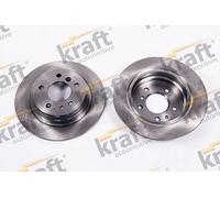 2x Disco freno pieno 6052510 KRAFT AUTOMOTIVE per BMW 5 5 Touring