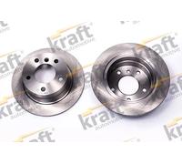 2x Disco freno pieno 6052595 KRAFT AUTOMOTIVE per BMW 3 Compact