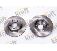 2x Disco freno pieno 6053010 KRAFT AUTOMOTIVE per ALFA ROMEO LANCIA FIAT