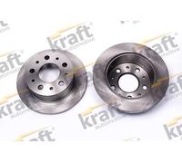 2x Disco freno pieno 6053110 KRAFT AUTOMOTIVE