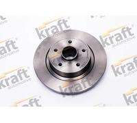 2x Disco freno pieno 6055100 KRAFT AUTOMOTIVE per RENAULT LAGUNA II SCÉNIC II