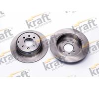 2x Disco freno pieno 6055550 KRAFT AUTOMOTIVE per PEUGEOT 406 406 Break