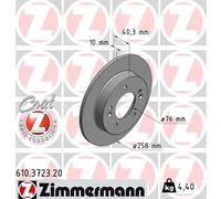 ZIMMERMANN 610.3723.20 Disco freno