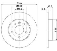 HELLA Discofreno 8DD 355 106-111
