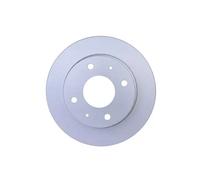 HELLA Disco freno 8DD 355 111-531 posteriore pieno 250 mm 10 mm per Smart/Mitsubishi