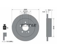 TEXTAR 92090003 Disco freno