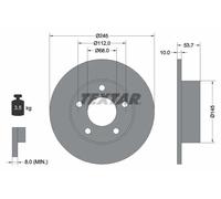 TEXTAR 92090803 Disco freno