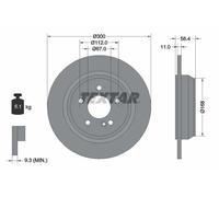 Textar Disco freno 92099403 Ø300 mm Pieno Posteriore Coppia per Mercedes‑Benz Classe S