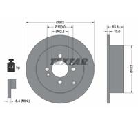 2x Disco freno pieno 92161303 TEXTAR per KIA HYUNDAI