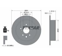 2x Disco freno pieno 92179803 TEXTAR per LEXUS IS II IS C IS III