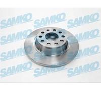 2x Disco freno pieno A1005P SAMKO per VW SKODA AUDI SEAT