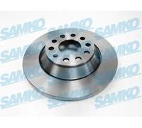 2x Disco freno pieno A1015P SAMKO per AUDI A6 C6 Avant A6 C6