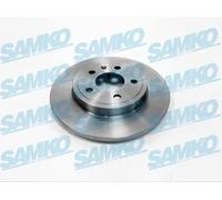 2x Disco freno pieno A1029P SAMKO per AUDI SEAT