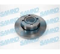 2x Disco freno pieno A1201P SAMKO per AUDI 80 B4 Tre volumi 80 B4 Avant
