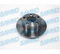 LPR Brakes Dischi freno A1401P posteriori Ø245 mm pieni Coppia per Audi VW Skoda