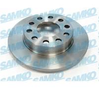 2x Disco freno pieno A1594P SAMKO per SEAT AUDI