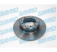 2x Disco freno pieno A4016P SAMKO per LAND ROVER DEFENDER Station Wagon