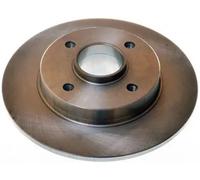 2x Disco freno pieno B130425 DENCKERMANN per PEUGEOT CITROËN