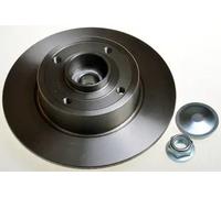2x Disco freno pieno B130465 DENCKERMANN per RENAULT MODUS / GRAND MODUS WIND