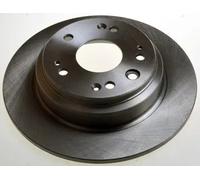 2x Disco freno pieno B130517 DENCKERMANN per HONDA ACCORD VII Tourer