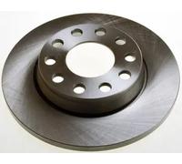 2x Disco freno pieno B130600 DENCKERMANN per AUDI SEAT