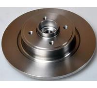 2x Disco freno pieno B130633 DENCKERMANN per RENAULT GRAND SCÉNIC II