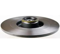 2x Disco freno pieno B130703 DENCKERMANN per RENAULT LATITUDE LAGUNA III