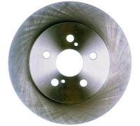 2x Disco freno pieno B130781 DENCKERMANN per TOYOTA SUBARU LEXUS