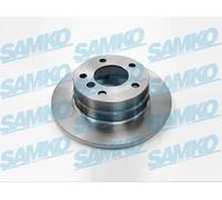 2x Disco freno pieno B2003P SAMKO per BMW 1