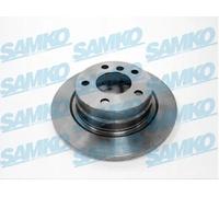 2x Disco freno pieno B2058P SAMKO per BMW 1 2 Coupé 2 Cabriolet