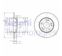 DELPHI BG2314 Disco freno