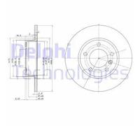 2x Disco freno pieno BG2622 DELPHI per BMW 3 3 Coupé 3 Touring 3 Compact