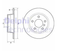 Discofreno BG2624 DELPHI per BMW