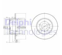 DELPHI BG3274 Disco freno
