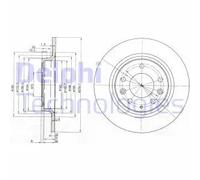 DELPHI BG3875C Disco freno