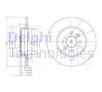 DELPHI BG3992 Disco freno