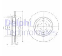 Discofreno BG3996 DELPHI per AUDI SEAT
