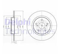 DELPHI BG4200C Disco freno
