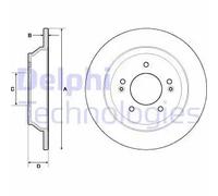 Discofreno BG4708C DELPHI per HYUNDAI KIA