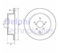 DELPHI BG4776C Disco freno