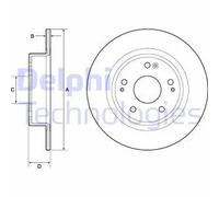DELPHI BG4801C Disco freno