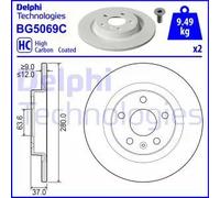DELPHI BG5069C Disco freno