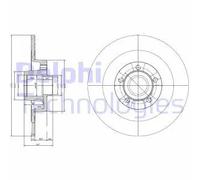 DELPHI BG9024RS Disco freno
