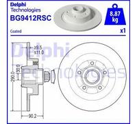 DELPHI BG9412RSC Disco freno