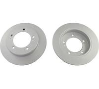 2x Disco freno pieno BR-8706-C KAVO PARTS per SUZUKI SAMURAI Fuoristrada chiuso