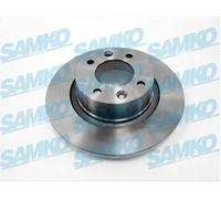2x Disco freno pieno C1002P SAMKO per CITROËN C5 I C5 I Break C5 II C5 II Break