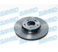 2x Disco freno pieno C1025P SAMKO per MITSUBISHI PEUGEOT CITROËN