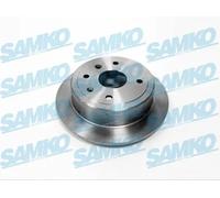2x Disco freno pieno D4000P SAMKO per CHEVROLET DAEWOO