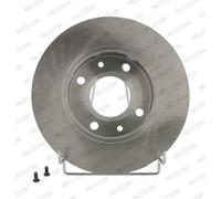 2x Disco freno pieno DDF059 FERODO per CITROËN PEUGEOT
